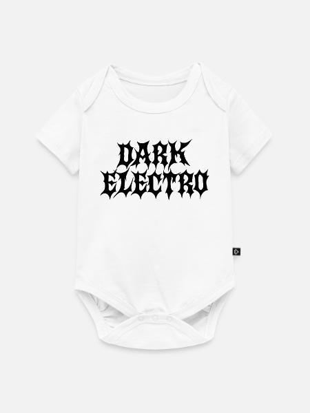Dunkler Elektro - Baby Premium Kurzarmbody - Weiß