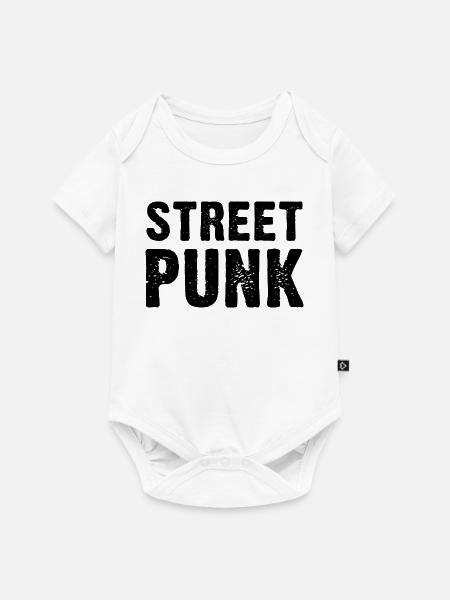 Street Punk - Baby Premium Kurzarmbody - Weiß