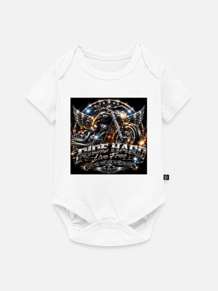 Ride Hard MB - Baby Premium Kurzarmbody - Weiß
