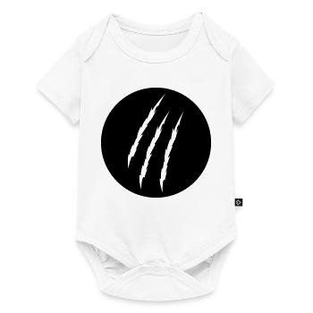 Krallen - Baby Premium Kurzarmbody - Weiß - Vorne