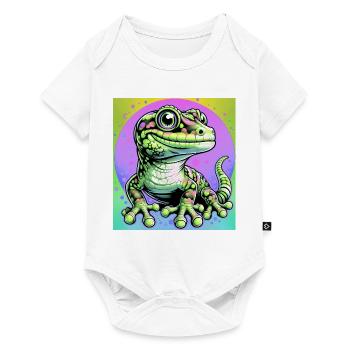 Gecko - Baby Premium short-sleeve bodysuit - white - Front