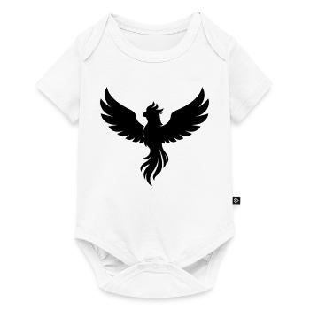 Phoenix - Baby Premium Kurzarmbody - Weiß - Vorne