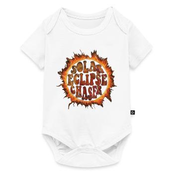 Solar eclipse chaser - Baby Premium Kurzarmbody - Weiß - Vorne
