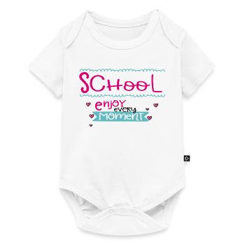 Schule - Baby Premium Kurzarmbody - Weiß - Vorne