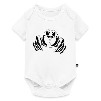 Retro tattoo style Spinne - Baby Premium Kurzarmbody - Weiß - Vorne