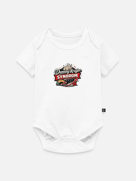 Dunning-Kruger Syndrom – Grafik - Baby Premium Kurzarmbody - Weiß