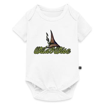 Wild & Wise Nature Wappen - Baby Premium Kurzarmbody - Weiß - Vorne