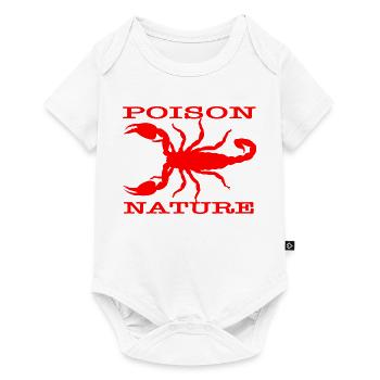 Gift-Natur: Roter Skorpion - Baby Premium Kurzarmbody - Weiß - Vorne