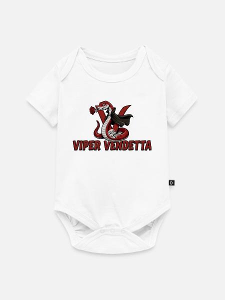 Viper Vendetta Cobra Red - Baby Premium Kurzarmbody - Weiß