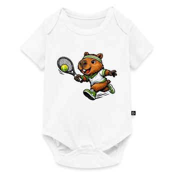 koala, poker, pokerspiel, spielkarten, pokerchips, - Baby Premium Kurzarmbody - Weiß - Vorne