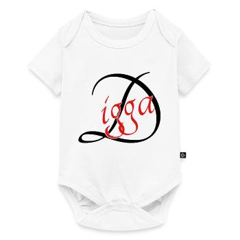 Digga - Baby Premium Kurzarmbody - Weiß - Vorne