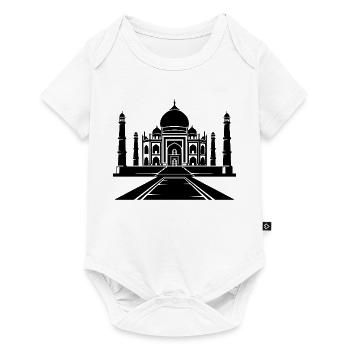 Taj Mahal - Baby Premium Kurzarmbody - Weiß - Vorne