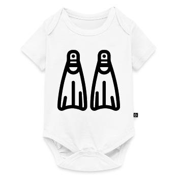 tauchen - Baby Premium Kurzarmbody - Weiß - Vorne