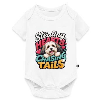 Havanisch - Baby Premium Kurzarmbody - Weiß - Vorne