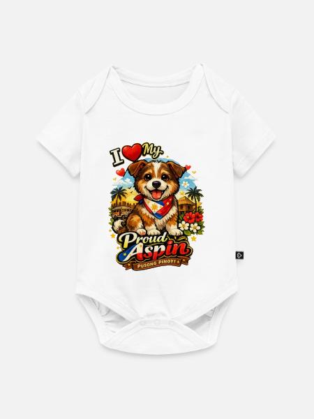 Aspin-Hund – Stolz der Philippinen - Baby Premium Kurzarmbody - Weiß