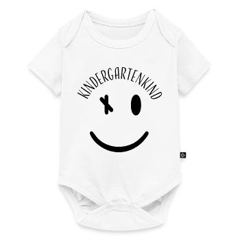 Kindergartenkind – Lustiges Kindergarten Design - Baby Premium Kurzarmbody - Weiß - Vorne