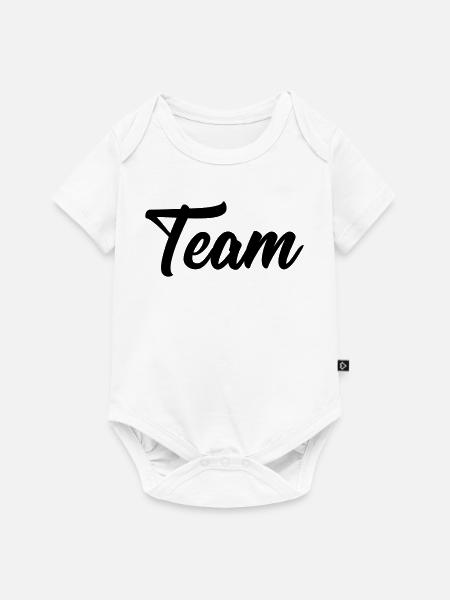 team - Baby Premium Kurzarmbody - Weiß