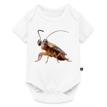 Kakerlake Küchenschabe Insekten Schabe Kakerlaken - Baby Premium Kurzarmbody - Weiß - Vorne