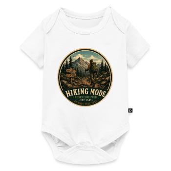 Mode randonnée Vintage Adventure Graphique - Body à manches courtes Premium Bébé - blanc - Devant