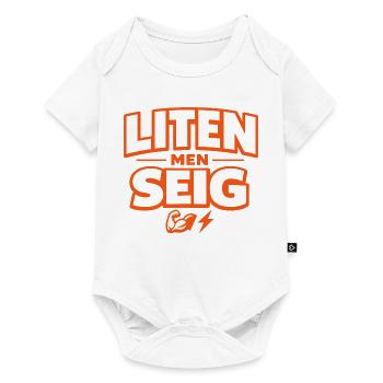 Klein, aber oho! - Baby Premium Kurzarmbody - Weiß - Vorne