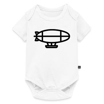 Airship - Baby Premium short-sleeve bodysuit - white - Front