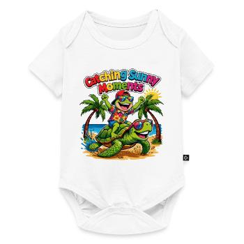Sunny Moments - Baby Premium Kurzarmbody - Weiß - Vorne