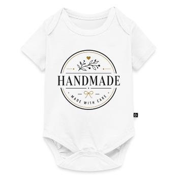 Handmade - Baby Premium short-sleeve bodysuit - white - Front
