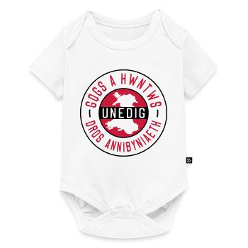 Gogs A Hwntws Unedig Dros Annibyniaeth - Baby Premium Kurzarmbody - Weiß - Vorne