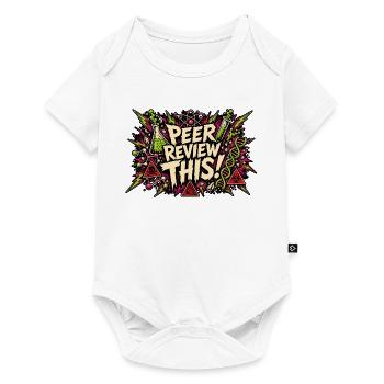 Peer-Review! Lab Pop Art - Baby Premium Kurzarmbody - Weiß - Vorne