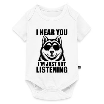 Alaskan Malamute Sayings Alaskan Malamute Gift - Baby Premium short-sleeve bodysuit - white - Front