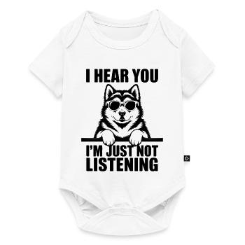 Alaskan Malamute Sayings Alaskan Malamute Gift - Baby Premium short-sleeve bodysuit - white - Front