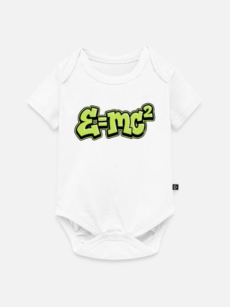 Einstein Formel Graffiti - Baby Premium Kurzarmbody - Weiß