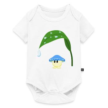 Blue Mushroom - Baby Premium short-sleeve bodysuit - white - Front