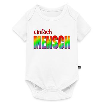 MENSCH INKLUSION VIELFALT - Baby Premium Kurzarmbody - Weiß - Vorne