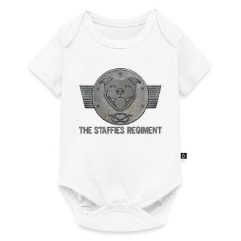 Das Staffies-Regiment – 133 - Baby Premium Kurzarmbody - Weiß - Vorne