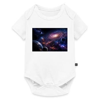 milky way - Baby Premium short-sleeve bodysuit - white - Front