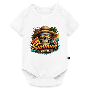 Summer is Comming - Baby Premium short-sleeve bodysuit - white - Front