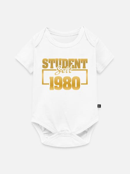 seit 1980 - Baby Premium Kurzarmbody - Weiß