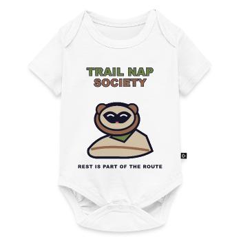 Trail Nap Society - Baby Premium Kurzarmbody - Weiß - Vorne