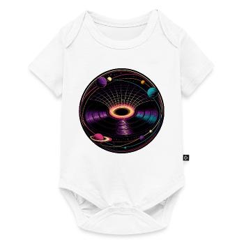 Gravity Well Vinyl Black Hole Physics - Baby Premium short-sleeve bodysuit - white - Front