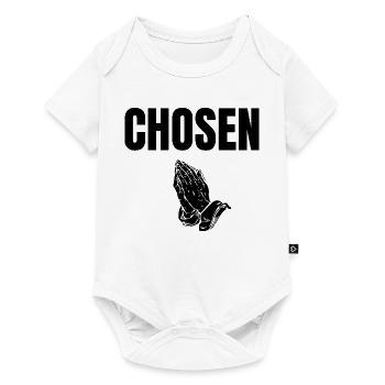 CHOSEN Praying Hands Streetwear Faith Design - Baby Premium short-sleeve bodysuit - white - Front