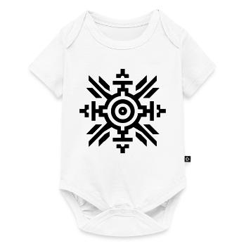 Aztekische Sonne - Baby Premium Kurzarmbody - Weiß - Vorne