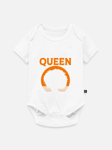 Sternzeichen Krebs - Baby Premium Kurzarmbody - Weiß