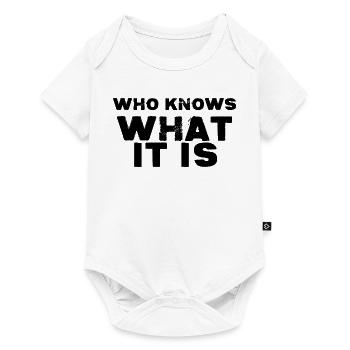 You already know who knows - Baby Premium short-sleeve bodysuit - white - Front