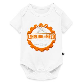 Lehrlinge sind Helden in Ausbildung - Baby Premium Kurzarmbody - Weiß - Vorne