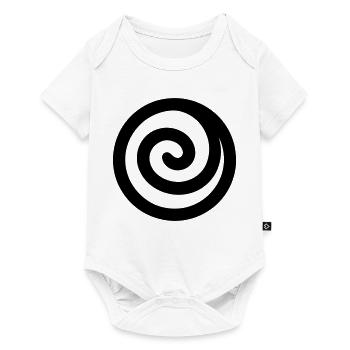japonaise spirale - Body à manches courtes Premium Bébé - blanc - Devant