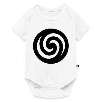 japonaise spirale - Body à manches courtes Premium Bébé - blanc - Devant
