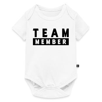 team_member- - Baby Premium short-sleeve bodysuit - white - Front