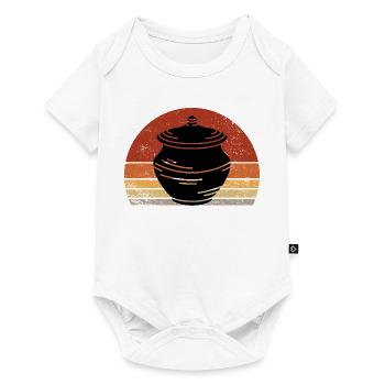 Vintage Retro Artisan Ceramics - Baby Premium short-sleeve bodysuit - white - Front