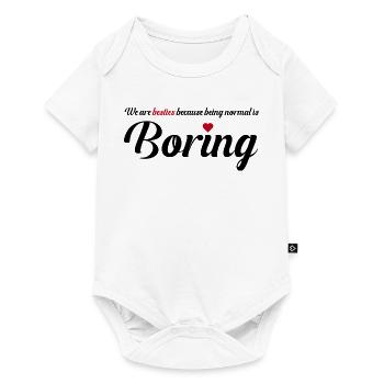 Besties Heart Friendship Design - Baby Premium short-sleeve bodysuit - white - Front